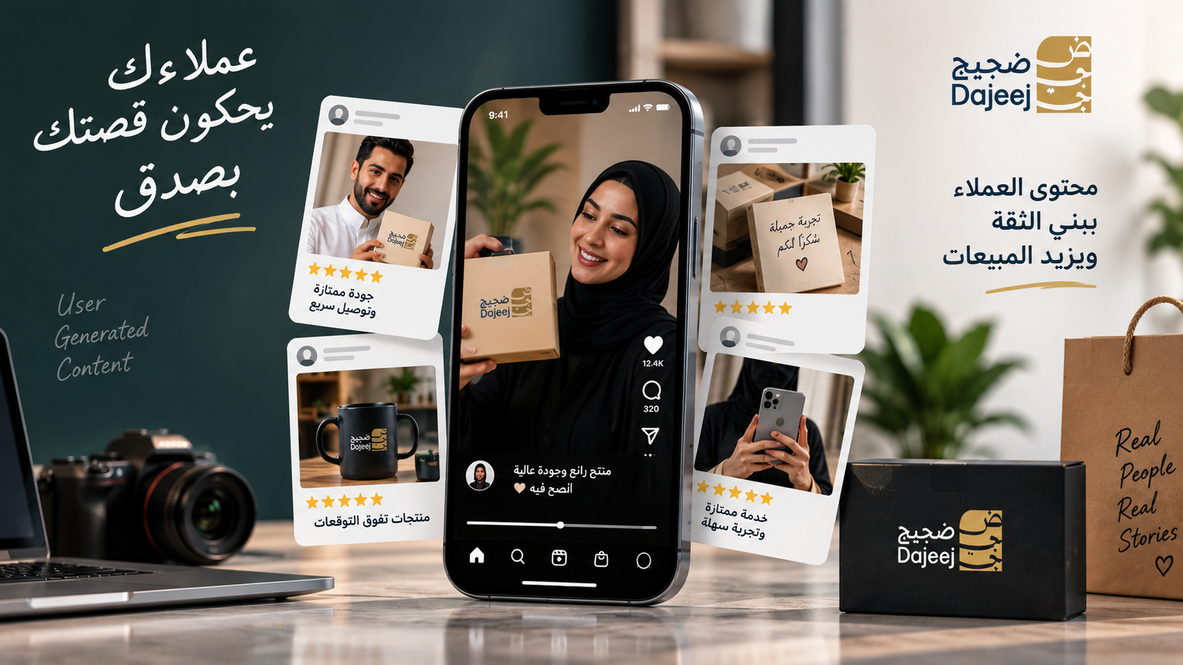 محتوى العملاء UGC - صورة توضيحية داخل المقال